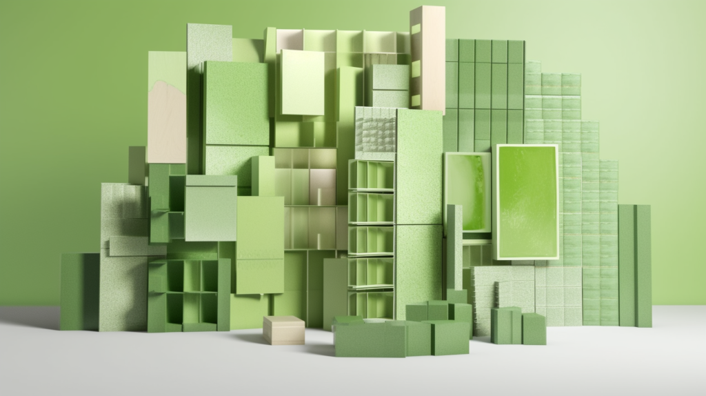 An illustrative representation of the versatility of Green Glue in diverse applications. The image features various construction settings, encompassing both residential and commercial spaces. Green Glue is employed for soundproofing purposes in these settings, including walls, ceilings, and floors. This visual underscores the adaptability of Green Glue, emphasizing its effectiveness in a broad spectrum of construction projects