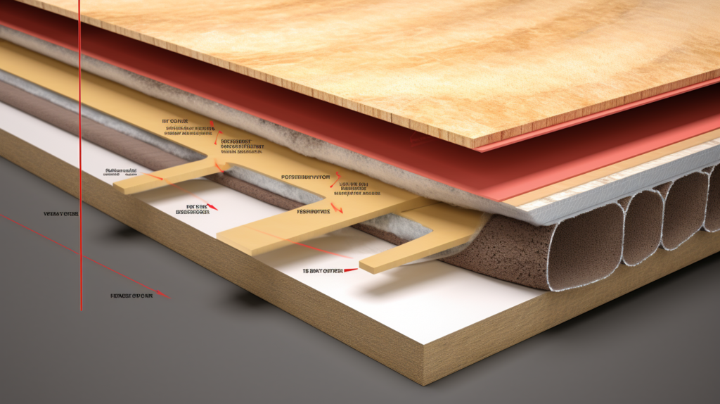 A visual representation highlighting the importance of proper installation for effective soundproofing with fiberglass and mineral wool insulation. The first image depicts accurate cutting of insulation, showcasing precise measurements and tight fits to eliminate gaps. The second image emphasizes the use of insulation hangers for secure backing, preventing compression issues. The third image focuses on the thorough sealing of seams and edges with acoustical caulk to prevent sound leakage. The fourth image symbolizes the addition of extra layers of drywall, demonstrating how resilient channels create a decoupled air gap for improved noise blocking. The visual narrative underscores that competent installation practices, including attention to detail, eliminate gaps and enhance soundproofing performance, allowing fiberglass or mineral wool insulation to achieve maximum acoustic benefit