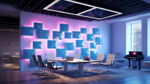 Read more about the article Does Putting LED Lighting Behind Acoustic Panels Work?