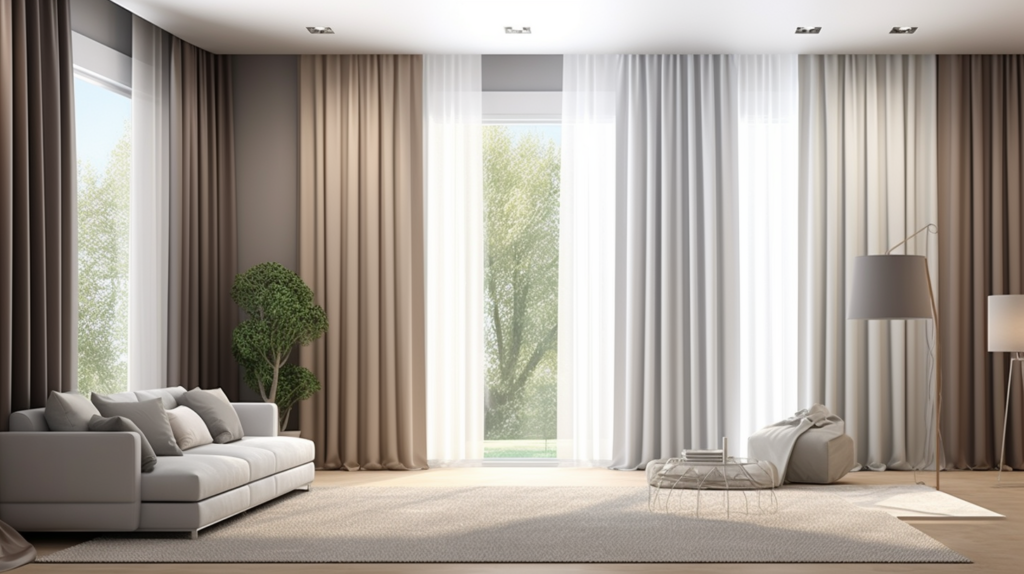 Embark on a visual exploration of the dual nature of soundproof curtains, highlighting their pros and cons in the pursuit of acoustic comfort. The image features a room adorned with these curtains, symbolizing their cost-effectiveness—a significant advantage over other soundproofing methods. A visual comparison unfolds, showcasing alternatives like double-glazed windows and structural changes, underlining the accessibility of soundproof curtains for a diverse user base. Yet, the scene introduces the limitations, emphasizing their effectiveness against airborne noise but acknowledging challenges with impact and structure-borne noises. Witness the vulnerability of soundproof curtains to improper installation, underscoring the critical role of precision for ensuring optimal soundproofing performance. This visual guide offers a balanced perspective, empowering users to make informed choices for their acoustic needs