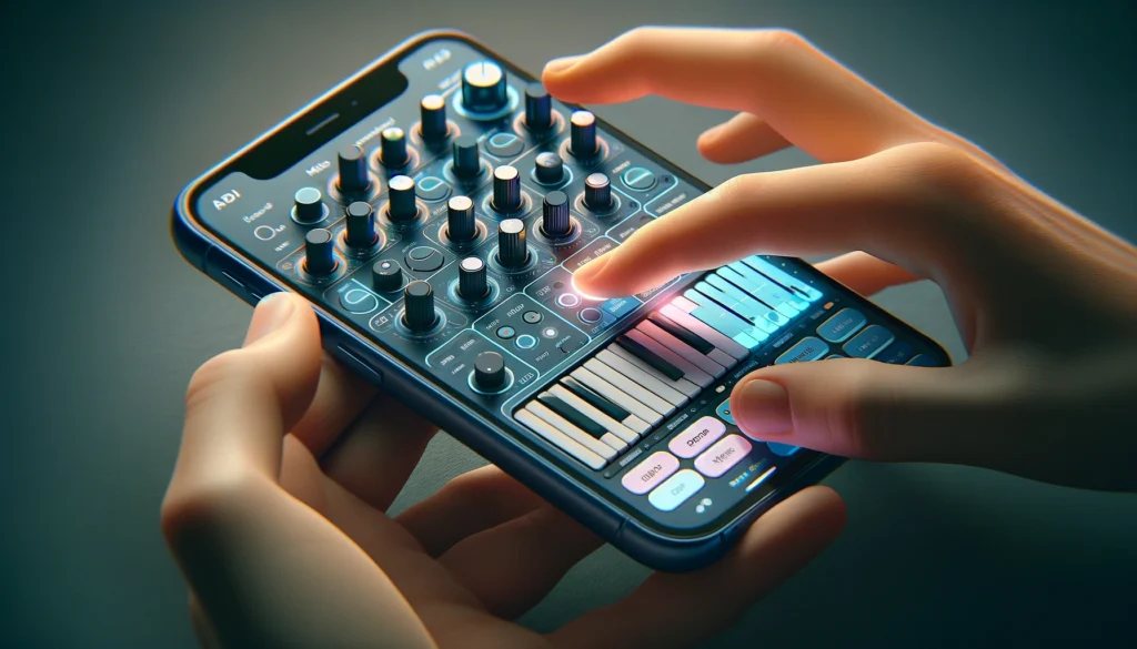 Highlighting the internal MIDI routing capabilities of iPhone apps
