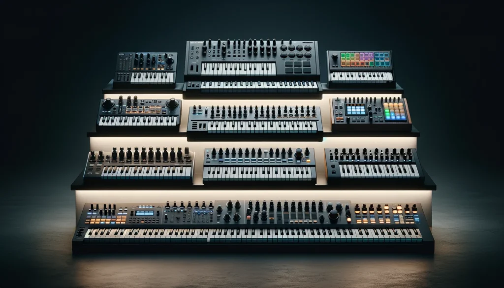 MIDI keyboards from budget to pro-level on display