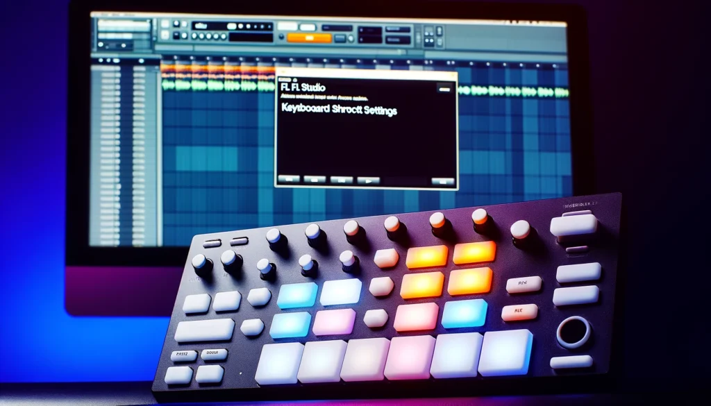 Depicting the process of testing MIDI mappings, focusing on fine-tuning music production settings through physical adjustments on the MIDI controller.