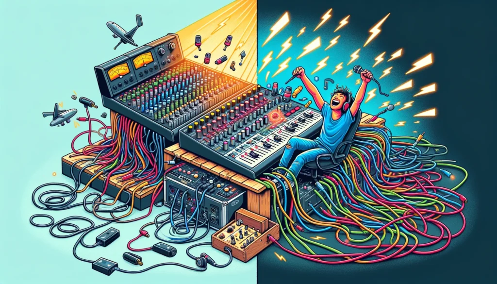 Balancing pros and cons of using mixers as MIDI: Tactile joy vs. wiring hassle