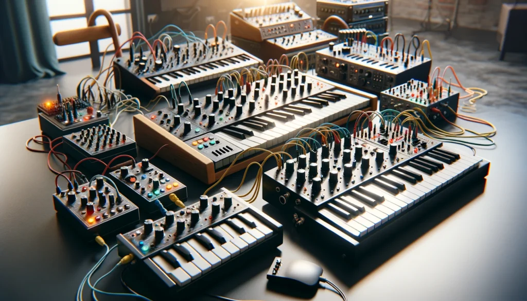Vintage synths and toys converted into MIDI controllers