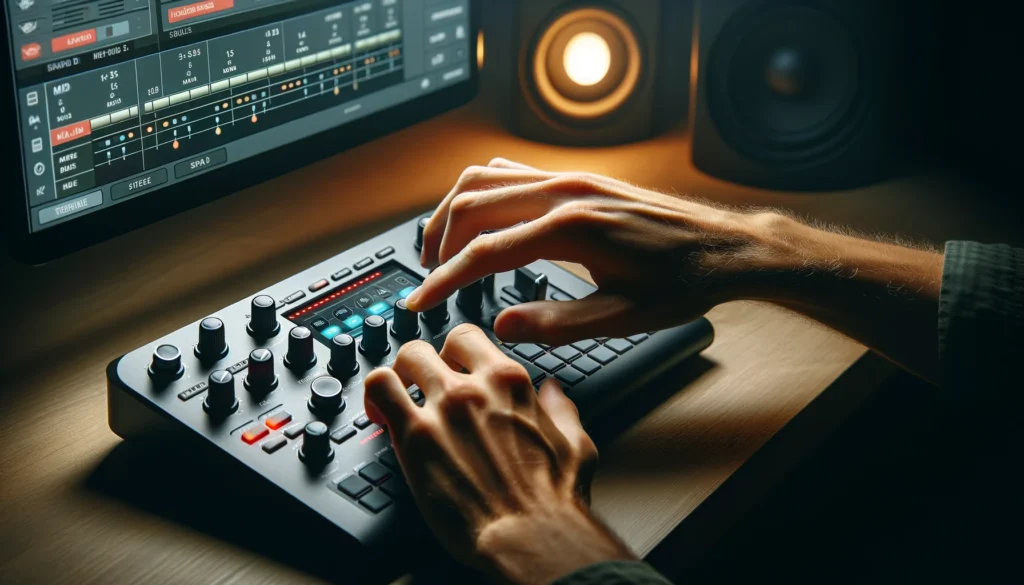 Musician adjusts MIDI controller settings to reduce data flow and enhance performance