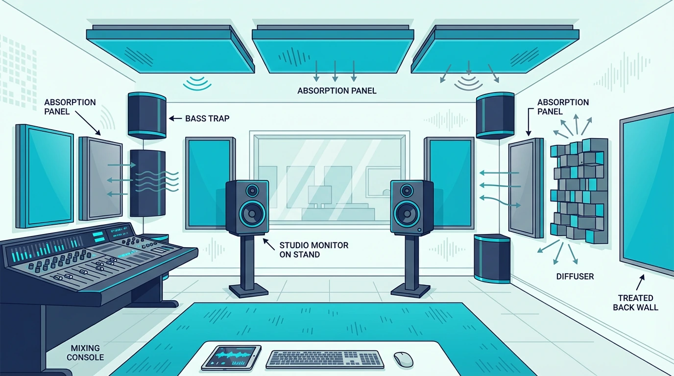 Which acoustic panels work best for each studio application