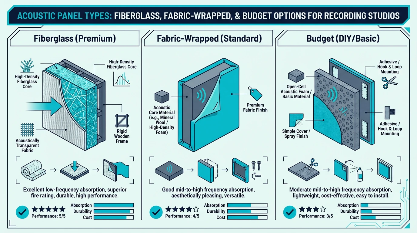 Where to Place Acoustic Panels in your Recording Studio