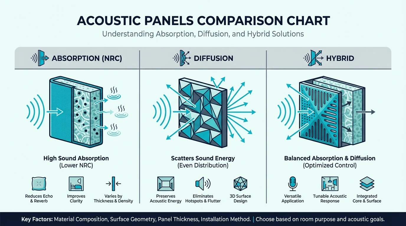 Acoustic-Panels-Comparison-Chart for best acoustic panels