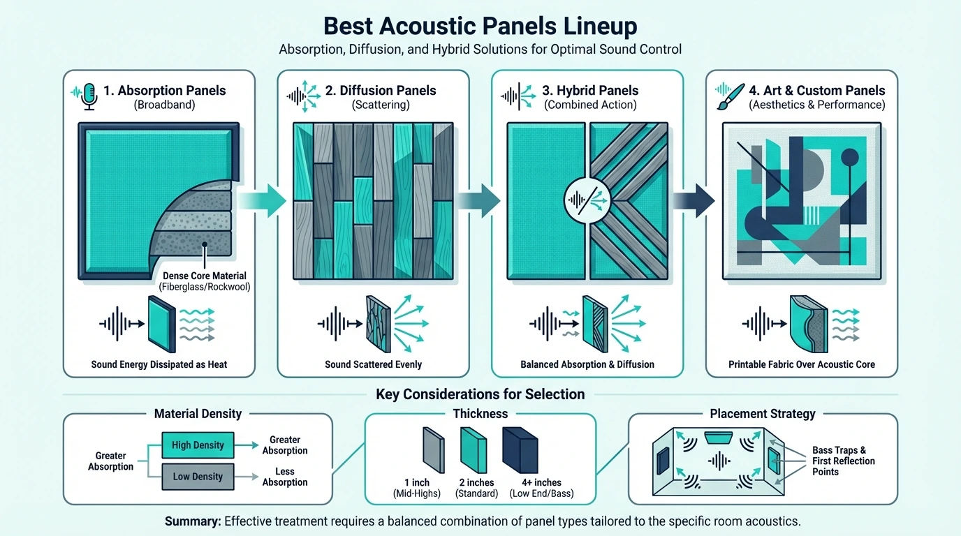 Best-Acoustic-Panels-Lineup for best acoustic panels