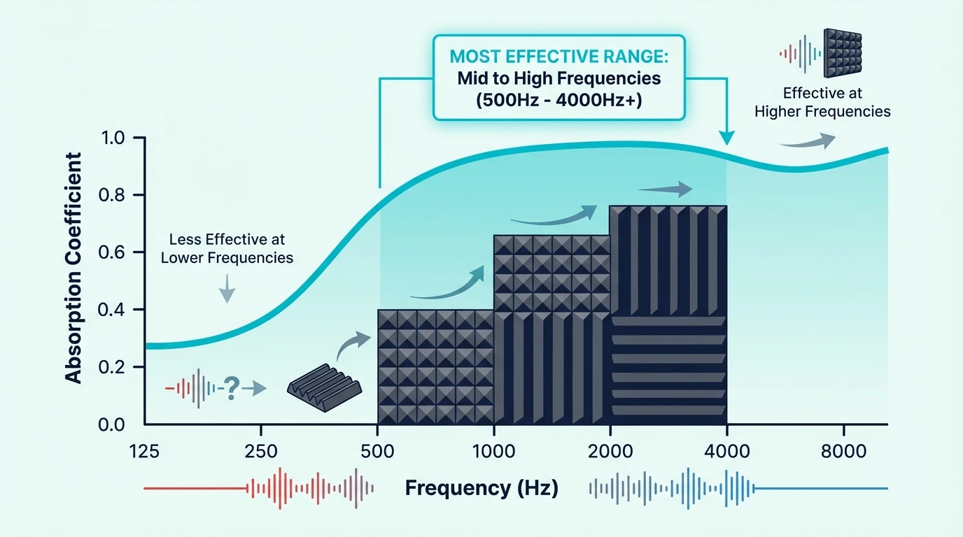 What Frequencies Does Acoustic Foam Absorb?