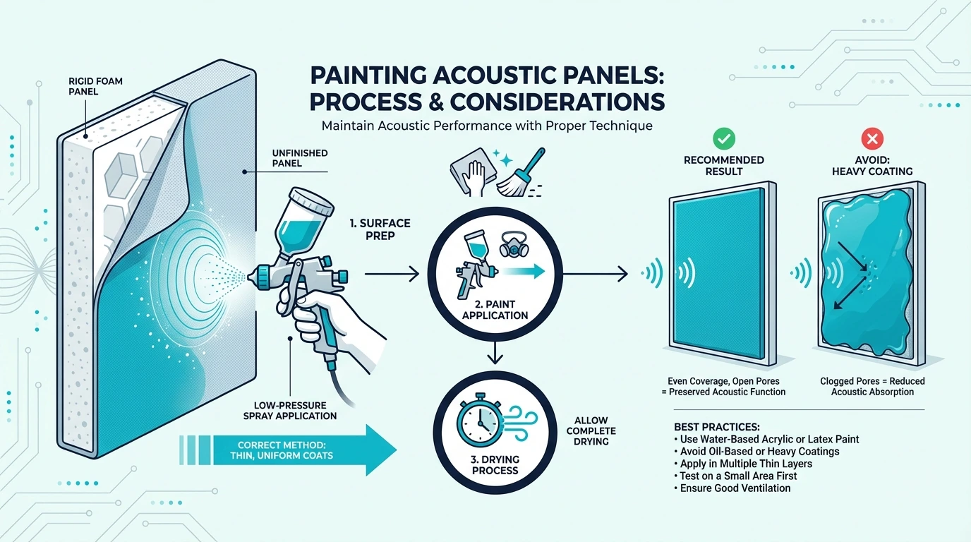 Can you paint acoustic panels