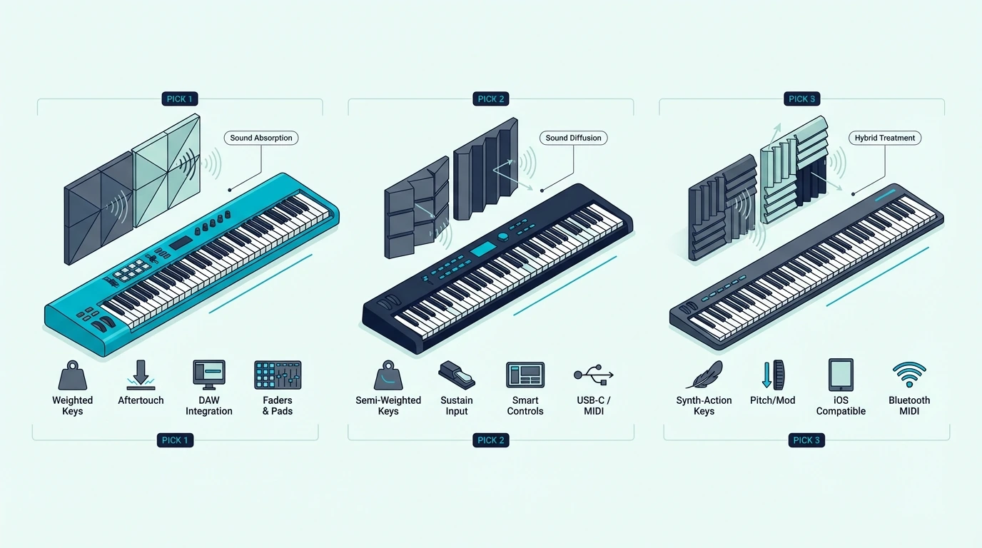 Top 88-key MIDI controller picks
