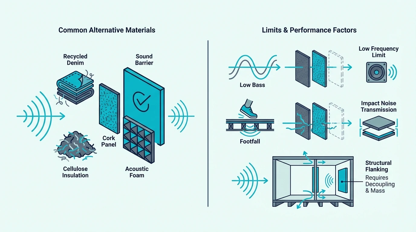 Where alternative soundproofing materials stop working