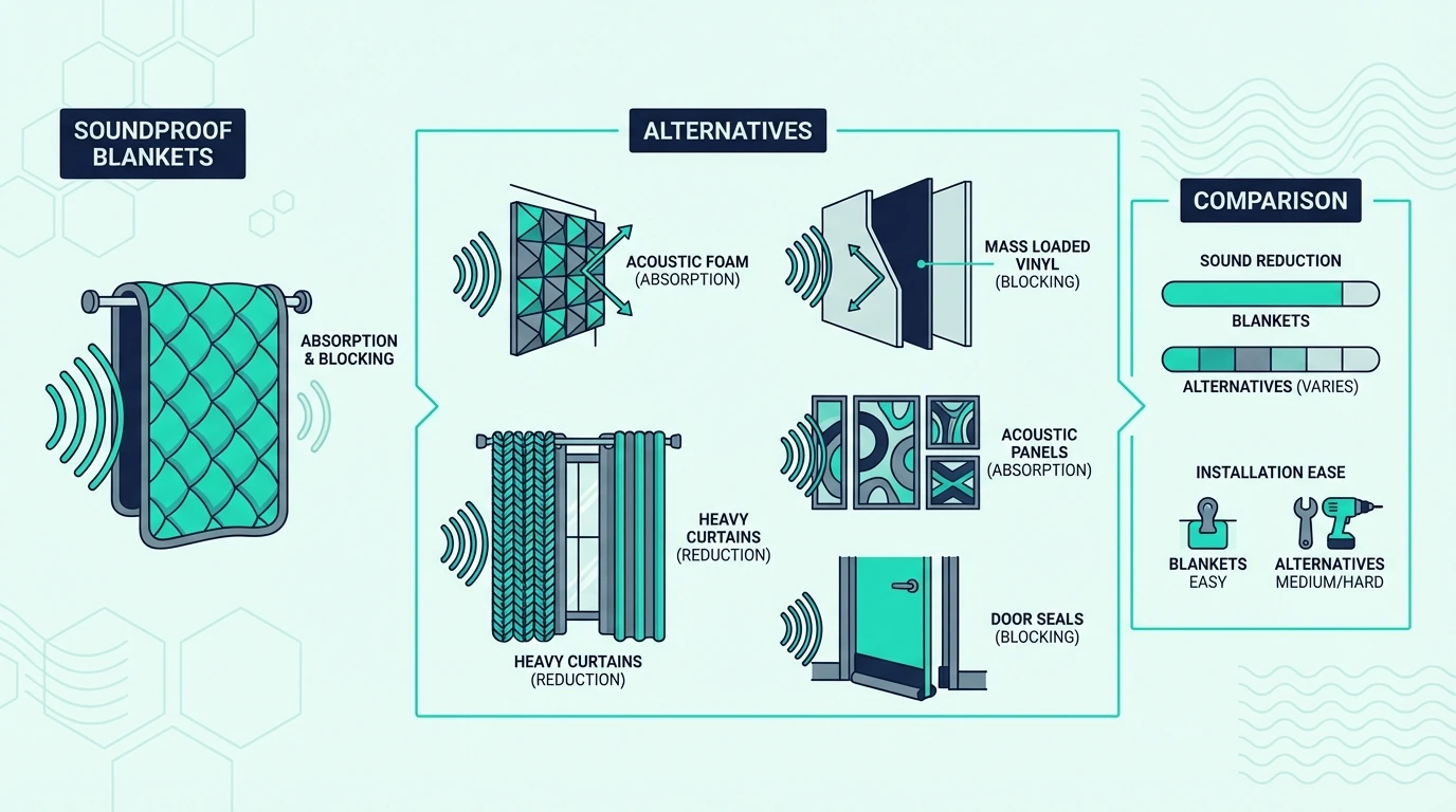 Alternatives to soundproof blankets