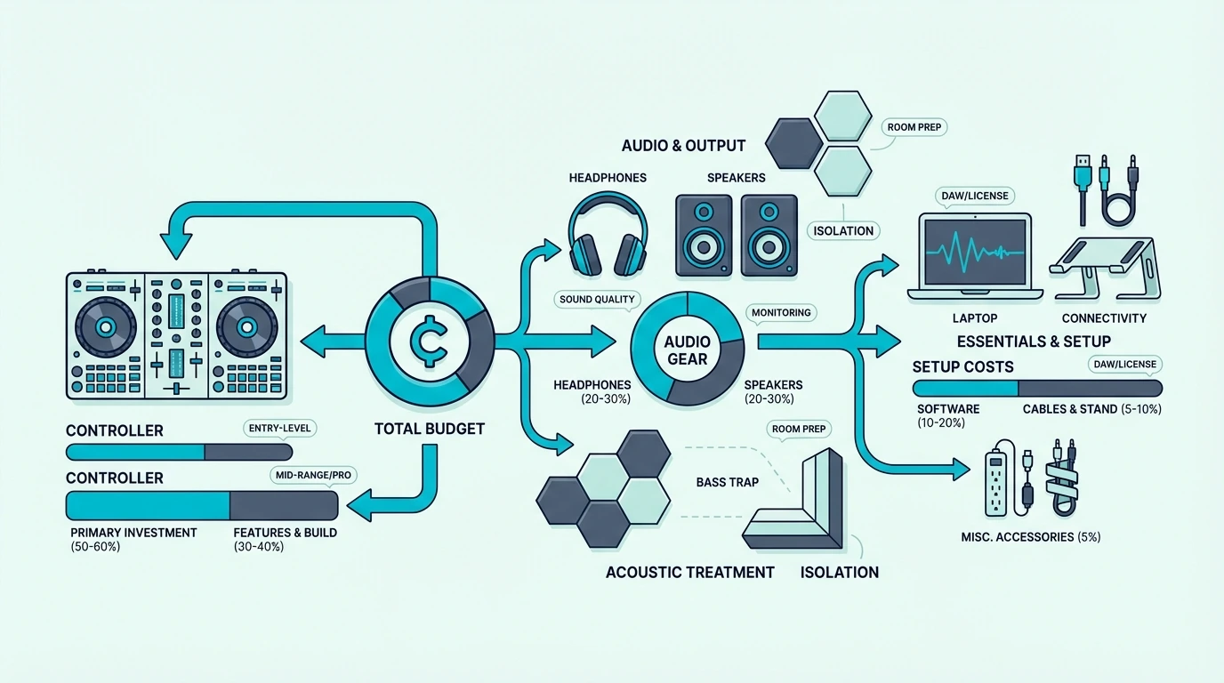Budget breakdown for DJ controller setups