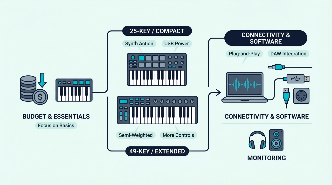 Buying guide for budget MIDI keyboards