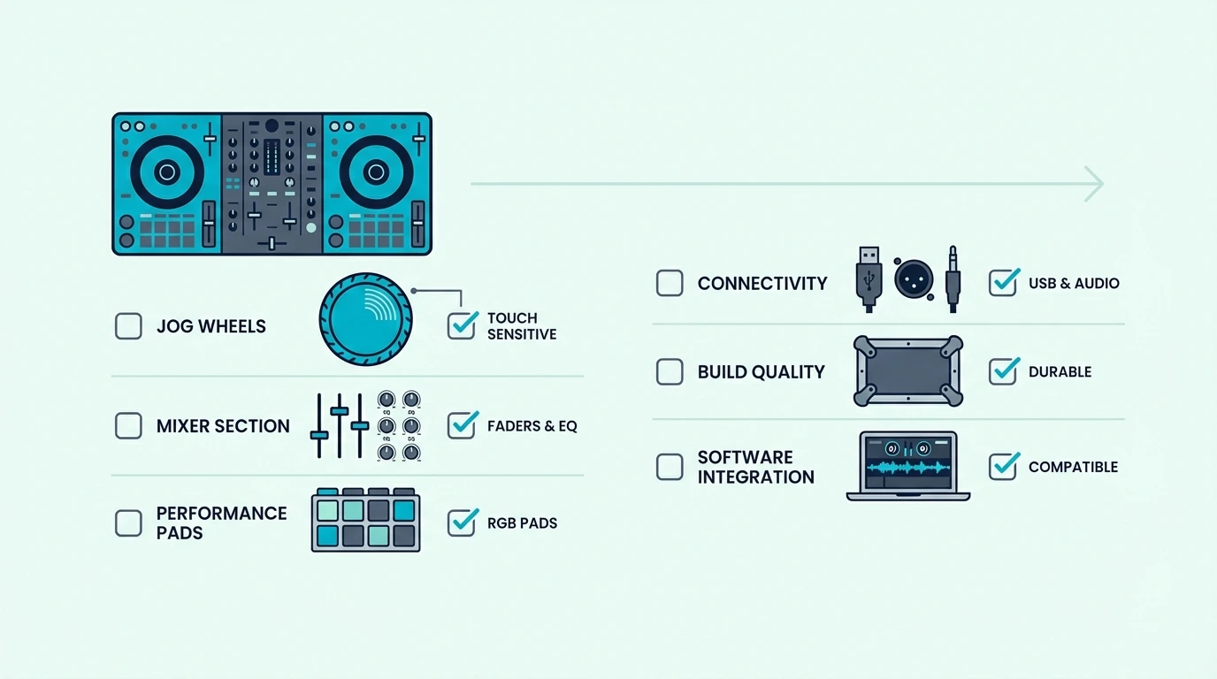 Feature checklist for buying a DJ controller