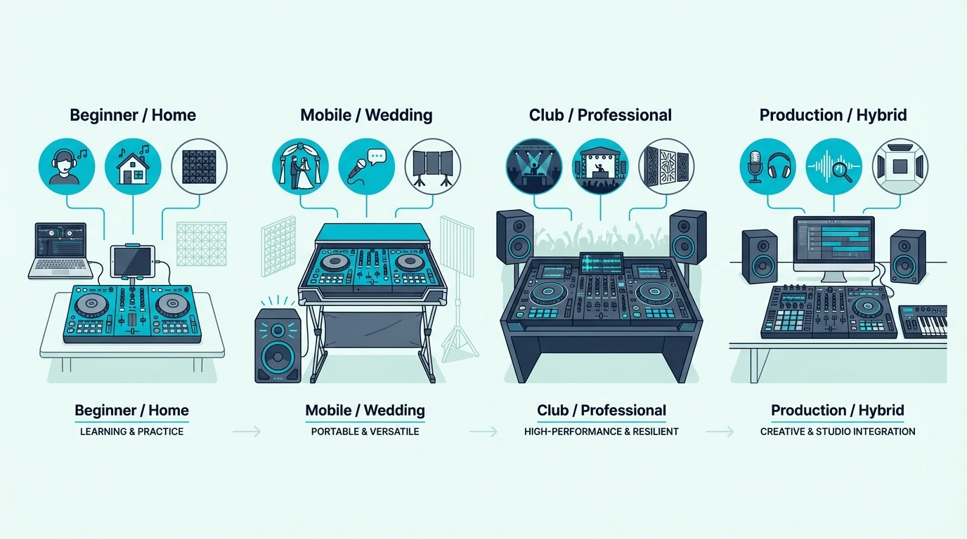 DJ controller recommendations by use case