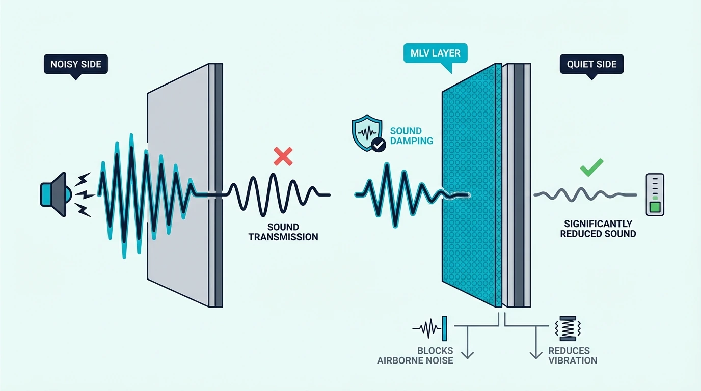 Best use cases for mass loaded vinyl soundproofing