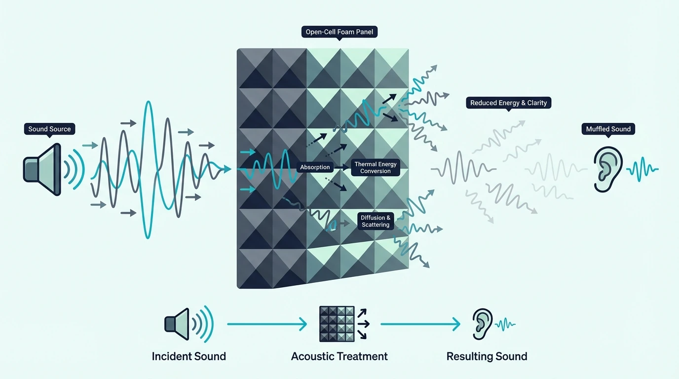 Overview of whether soundproof foam works