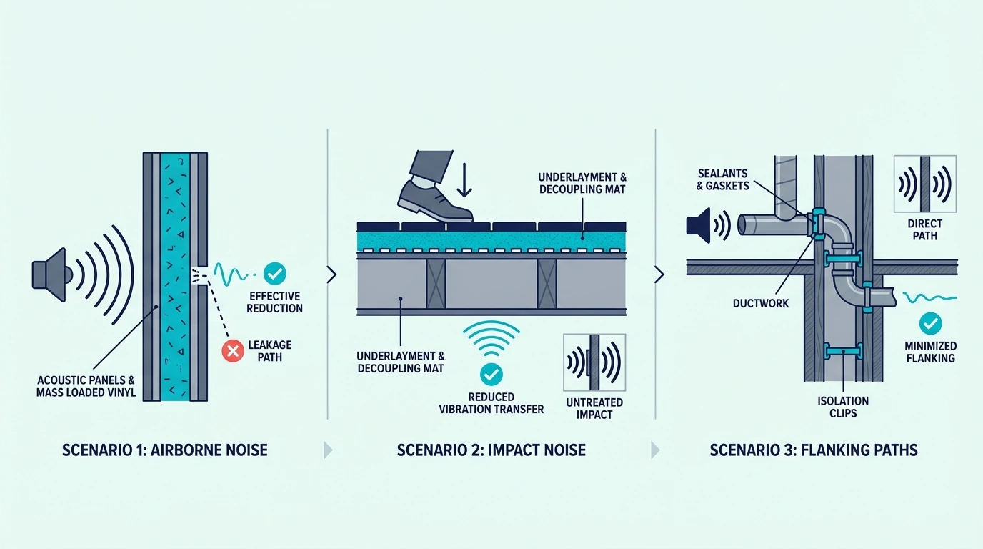 Scenarios where soundproofing makes a difference