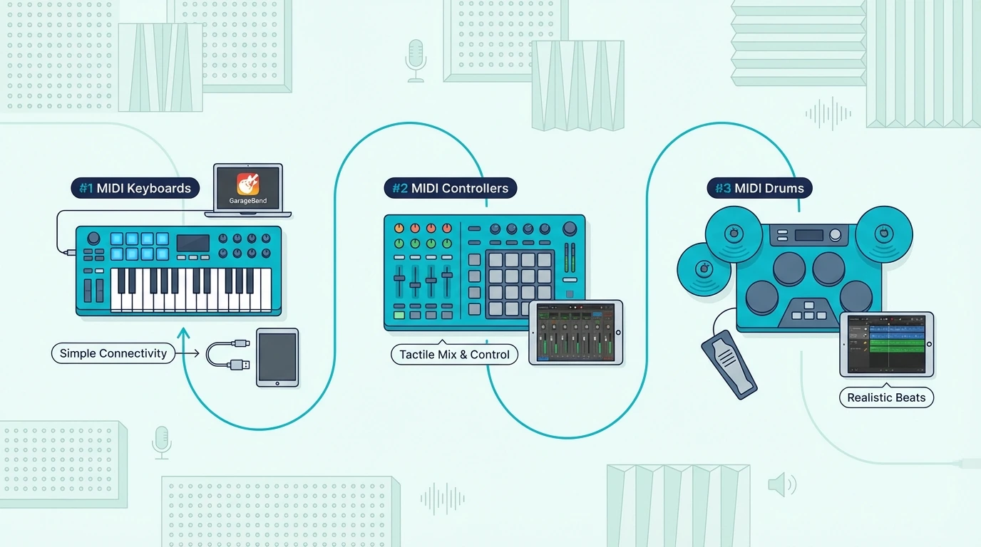 Top MIDI keyboard picks for GarageBand