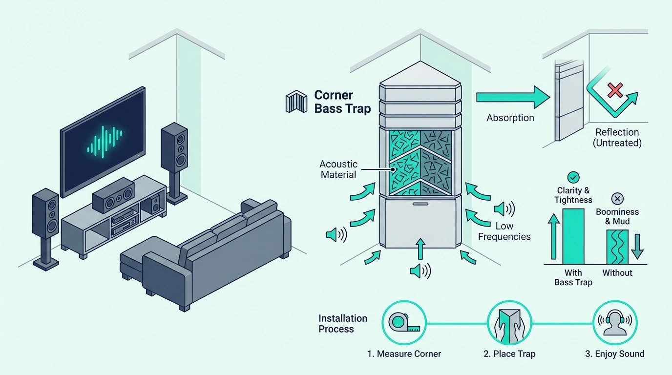 Home theater corner bass trap recommendations
