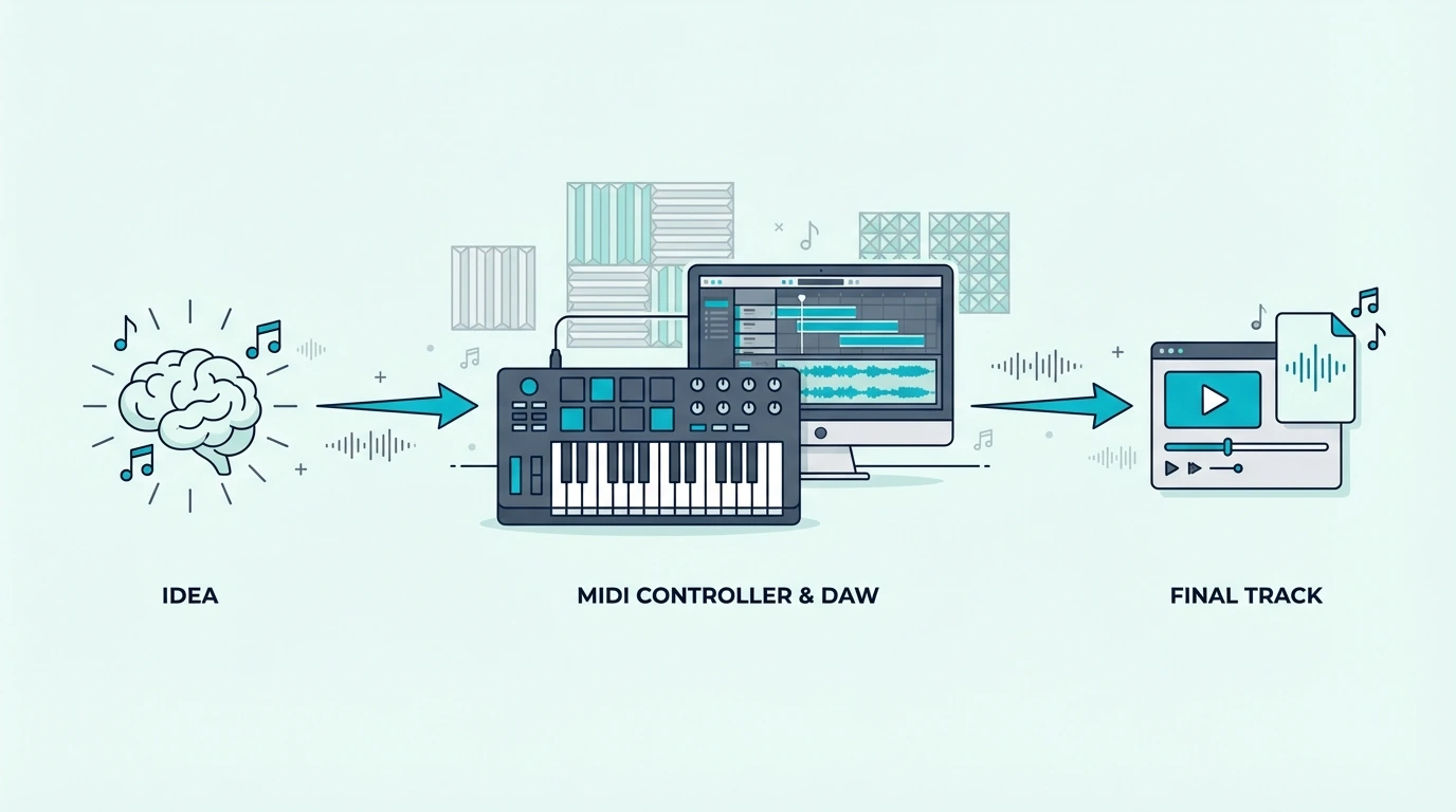 Turning MIDI keyboard ideas into full songs