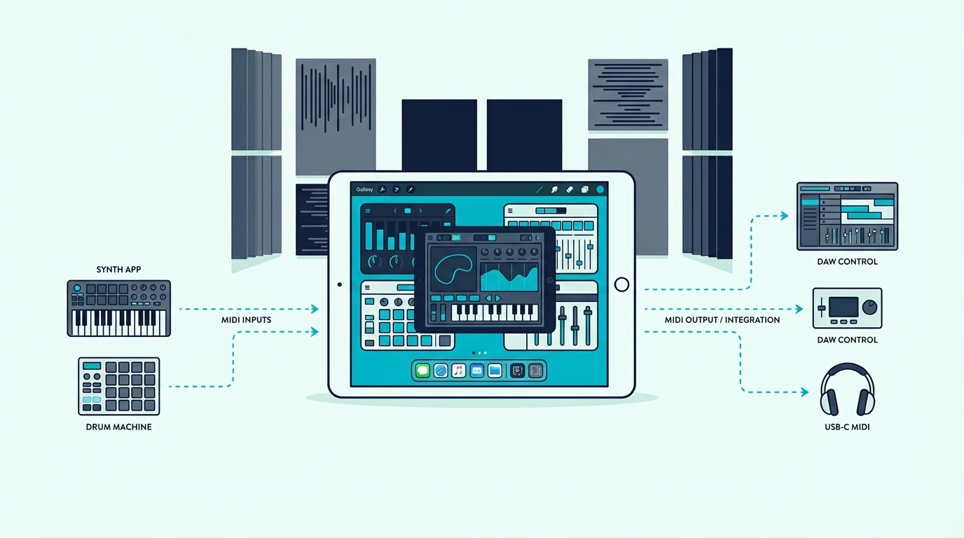 iPad music apps that work with MIDI controllers