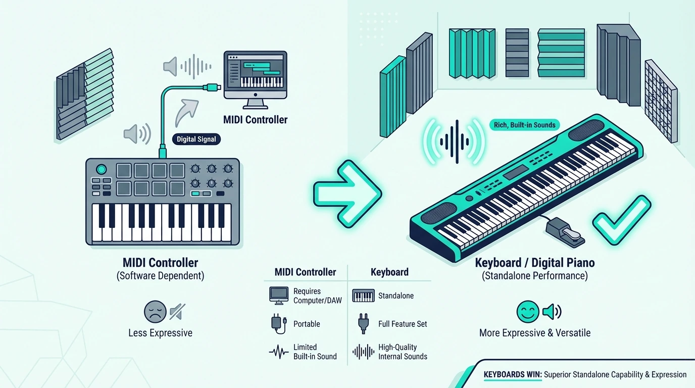 Situations where keyboards are the better choice