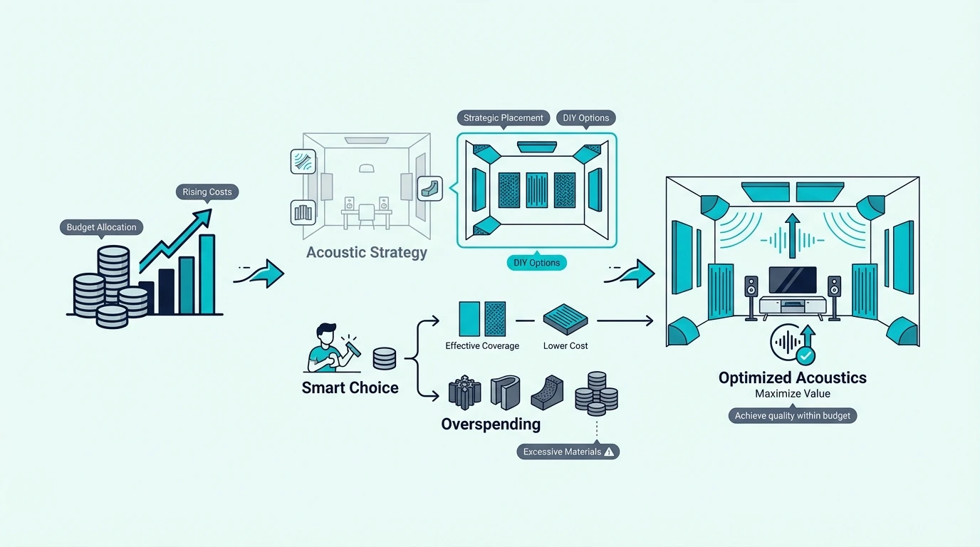 How to maximize an acoustic treatment budget
