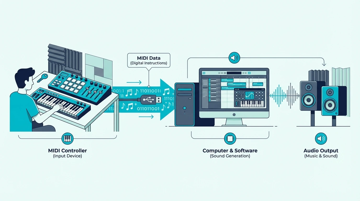 Overview of what a MIDI controller does