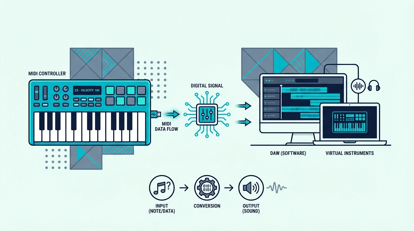 What a MIDI keyboard is and how it works
