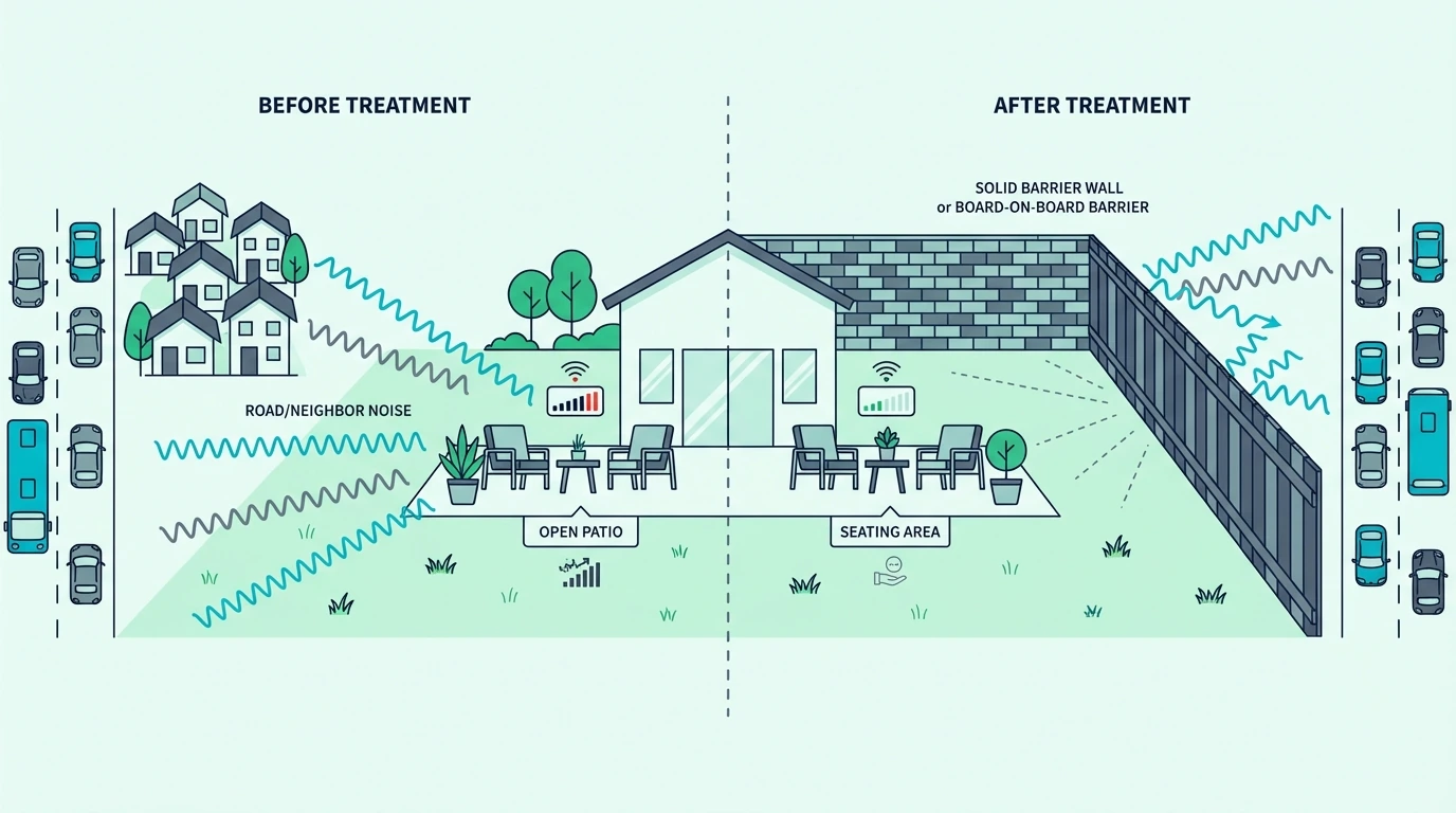 Overview of backyard soundproofing options