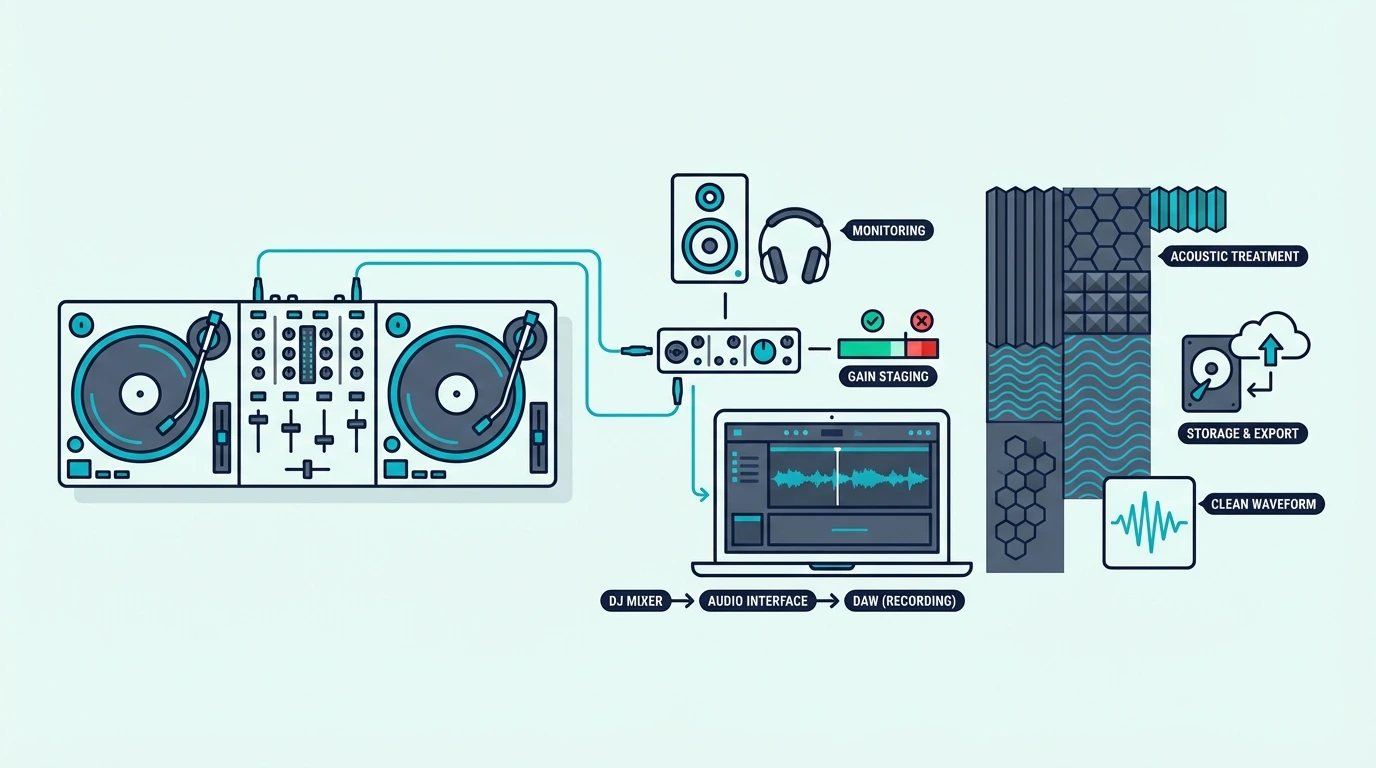 Tips for recording a cleaner DJ mix