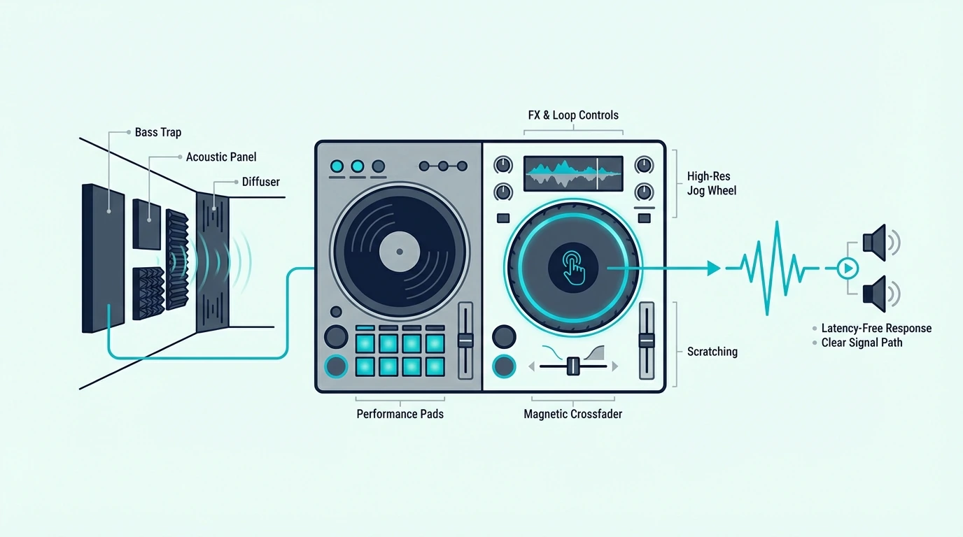 Controller features that matter for DJ scratching