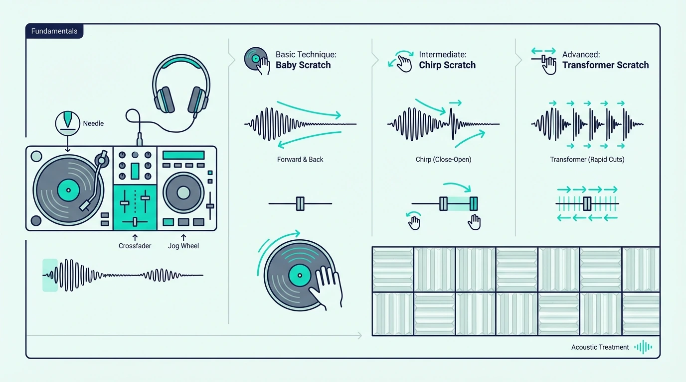 Guide to beginner DJ scratching techniques