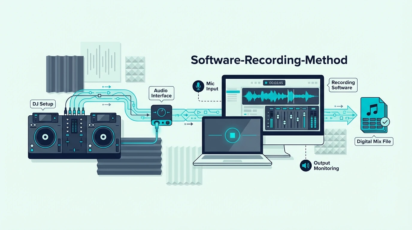 Recording a DJ mix using software