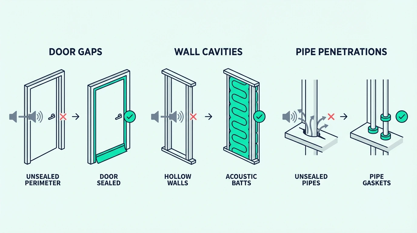 Common bathroom soundproofing mistakes