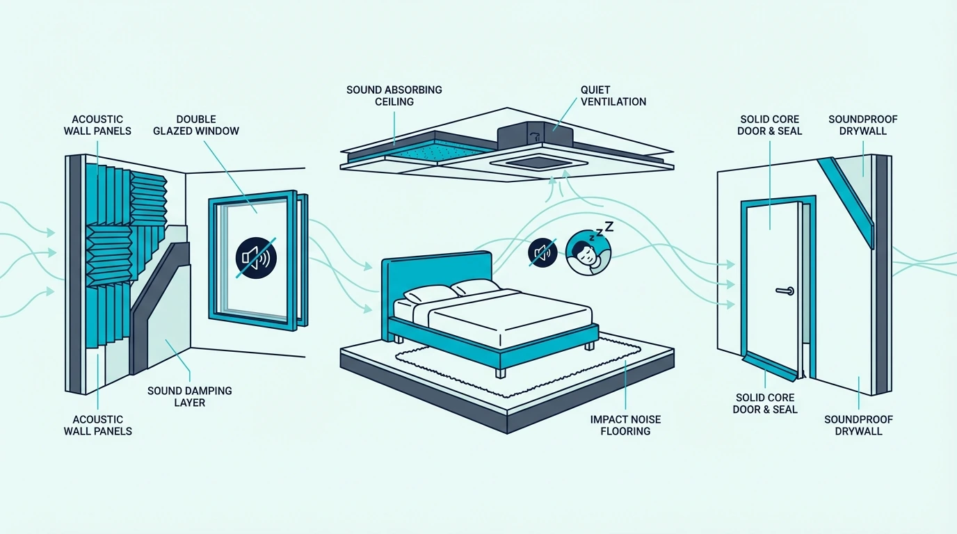 Overview of bedroom soundproofing priorities