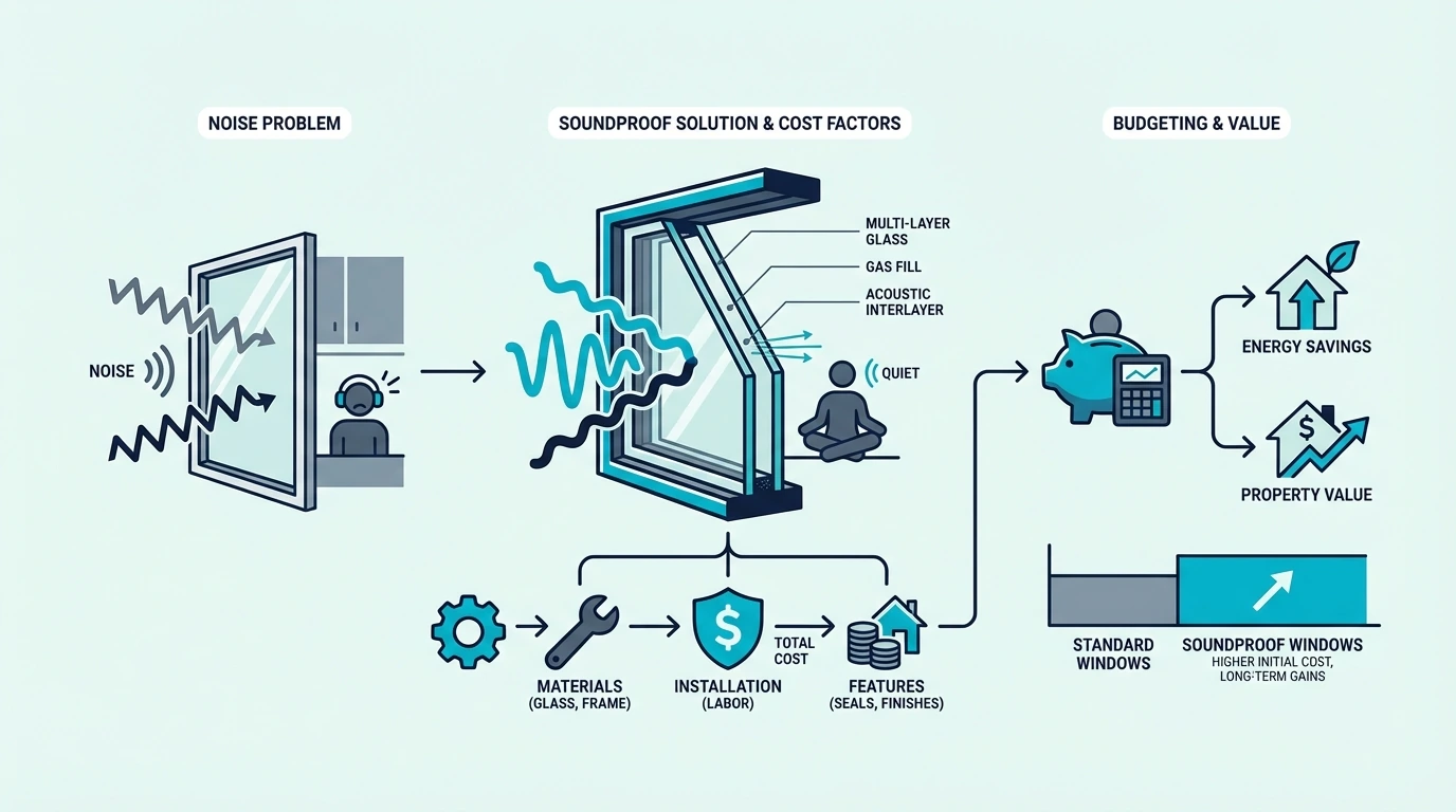 Low-cost alternatives to full soundproof window replacement