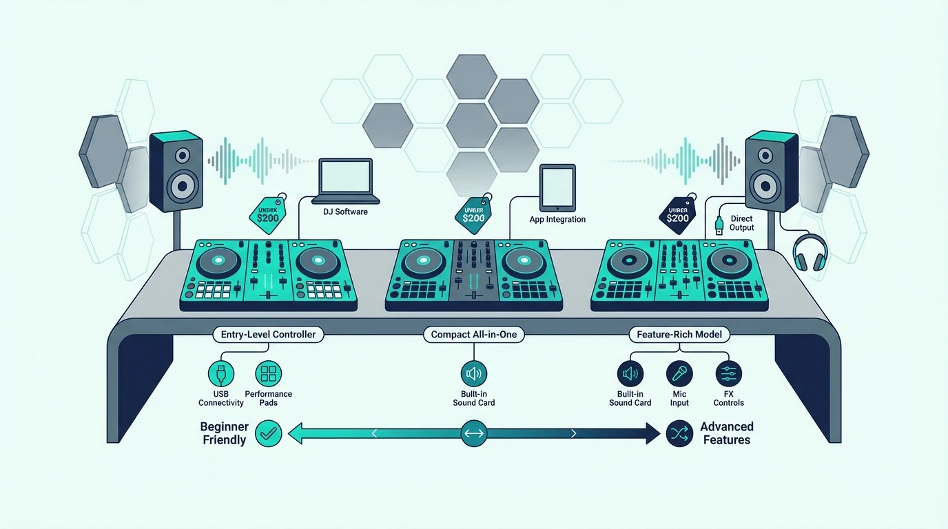 Top budget DJ controller picks under 200 dollars