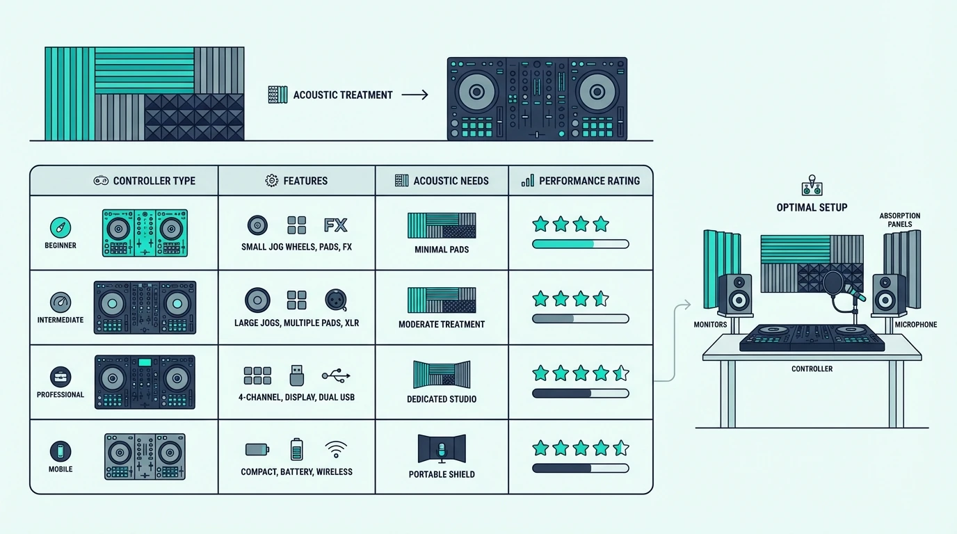 Comparison grid of top DJ controller picks