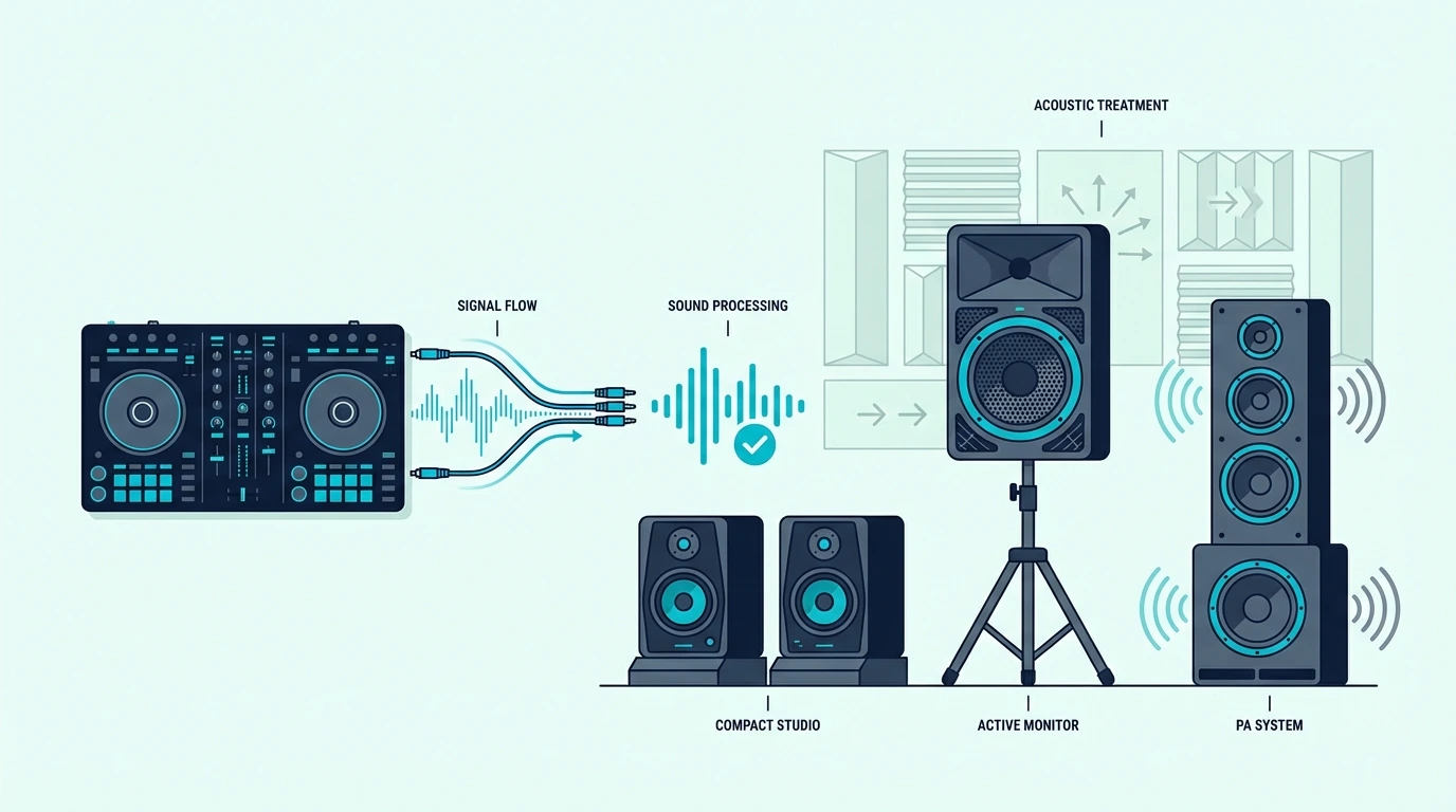 Top speaker picks for DJ controller setups