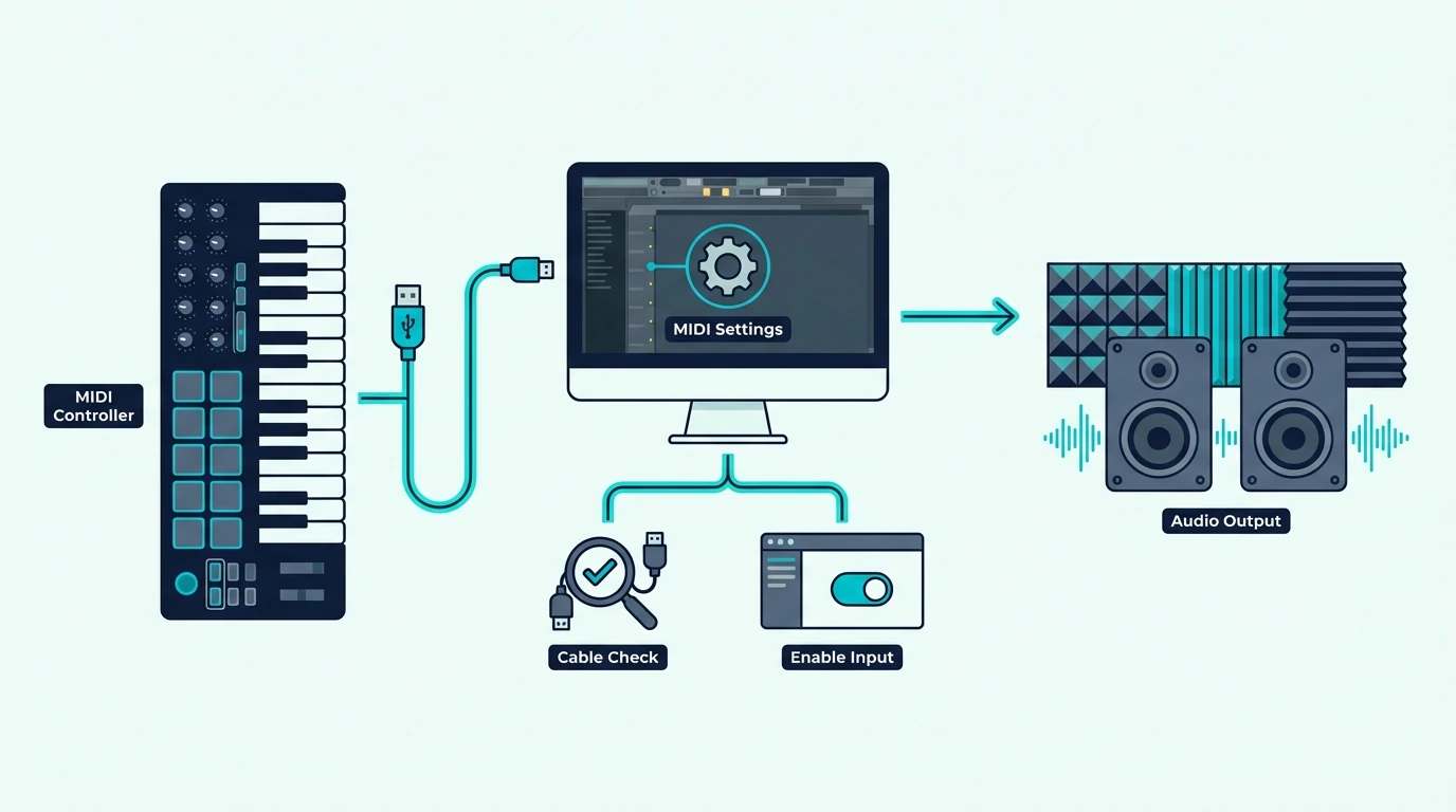 Troubleshooting MIDI connection issues in FL Studio