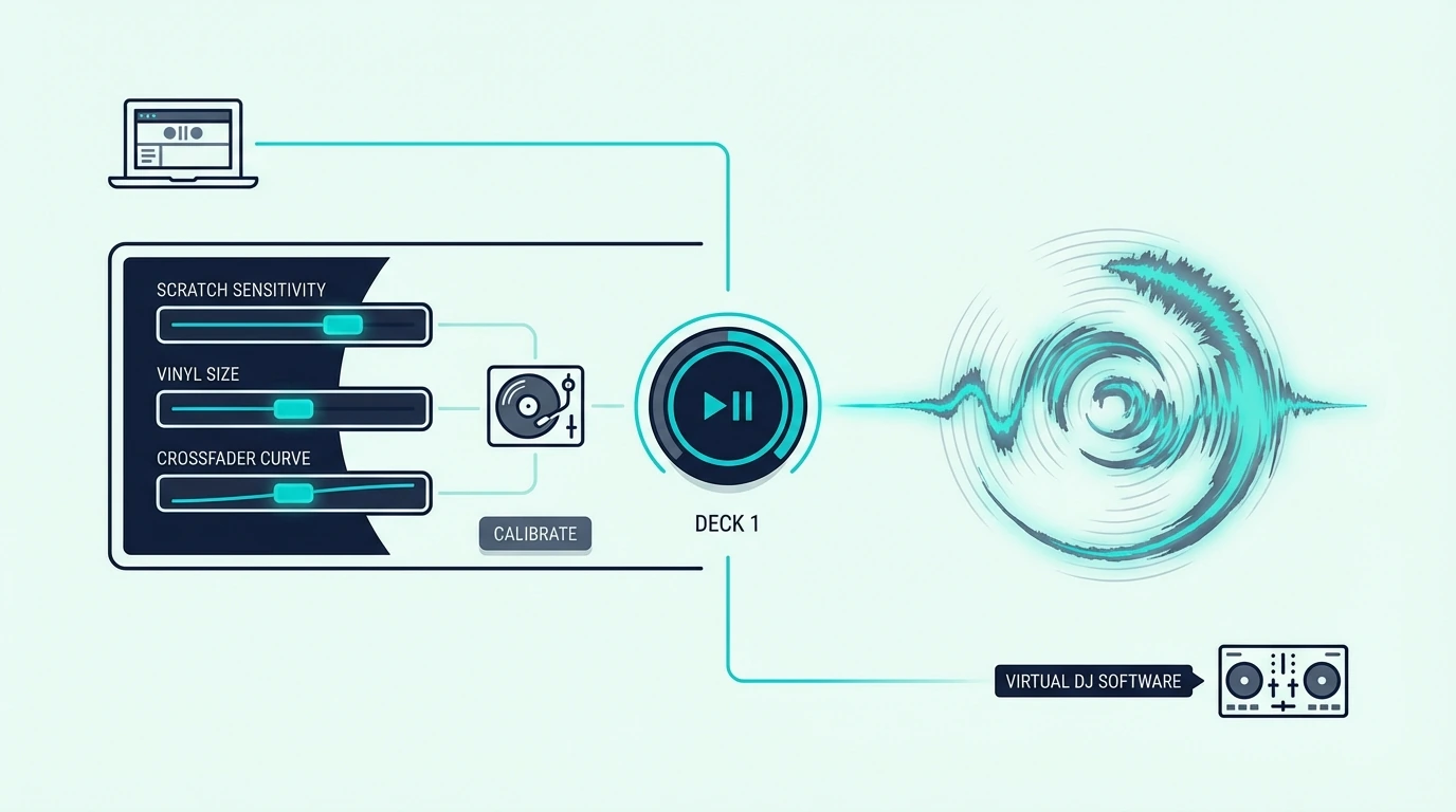 Scratch settings in VirtualDJ