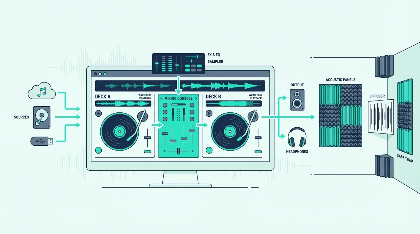 VirtualDJ software review section