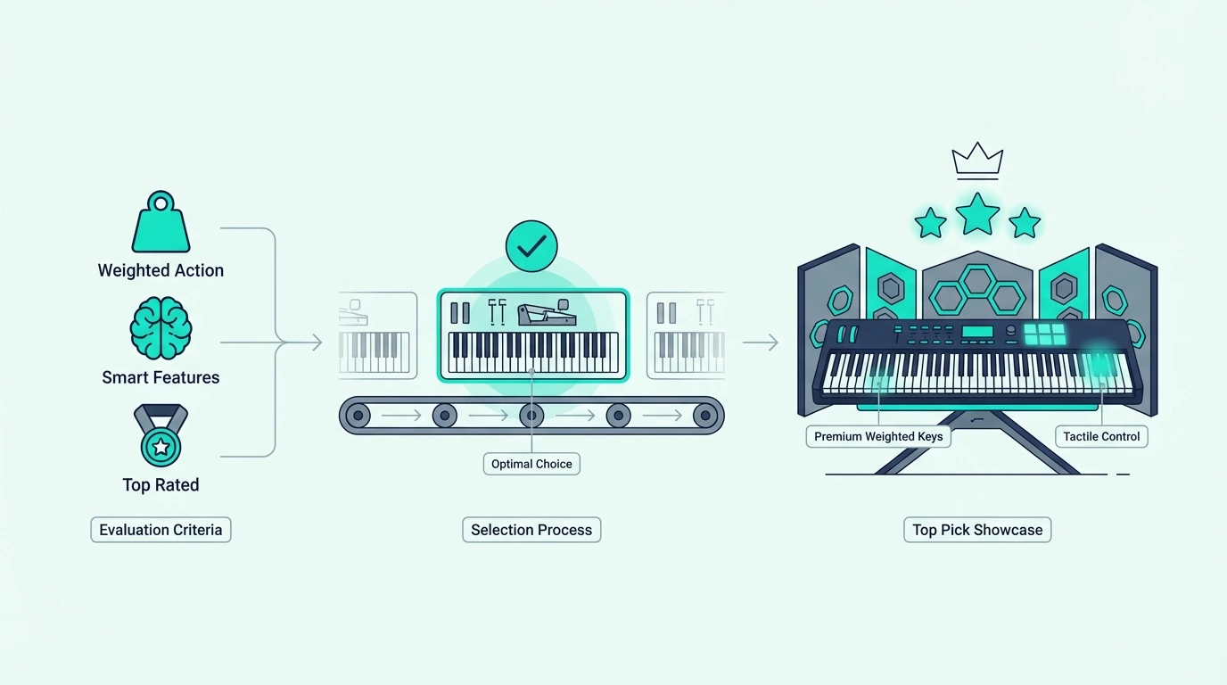 Top weighted MIDI keyboard picks