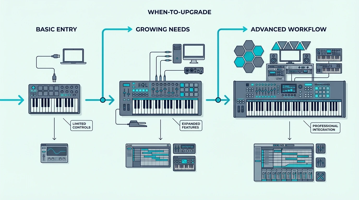 When to upgrade from a computer keyboard to a MIDI controller